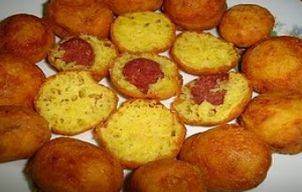 Bulete de cascaval cu carnati