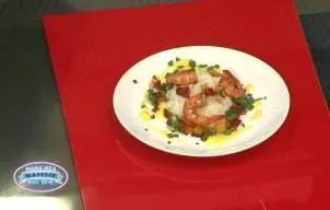 Creveti in unt cu garnitura de orez