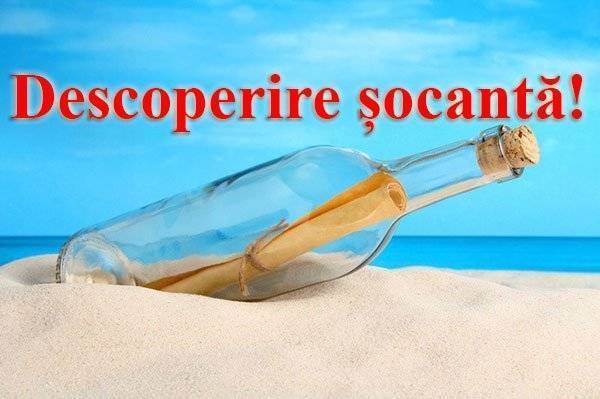 Descoperire șocantă! Acesta este cel mai vechi mesaj dintr-o sticlă. Află cine la citit și ce noroc a avut