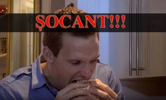 ȘOCANT: Prezentatorul care a mâncat un burger făcut din propria sa carne!
