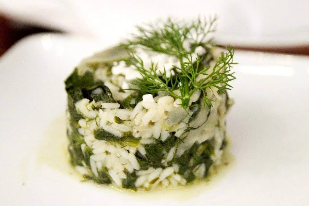 Retetele Tale de post: Salata de spanac cu orez