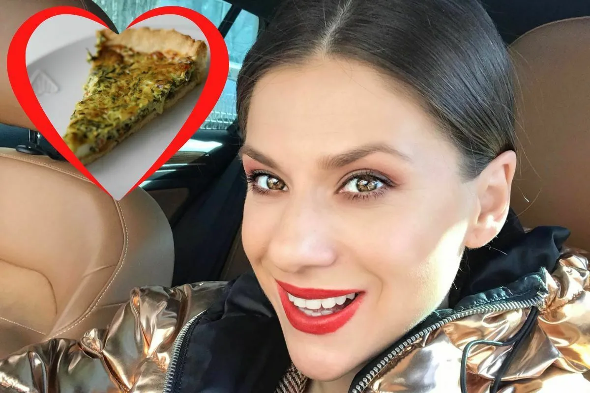 Reteta quiche cu praz si bacon. Tarta sarata cu care Tily Niculae l-a impresionat pe sotul ei