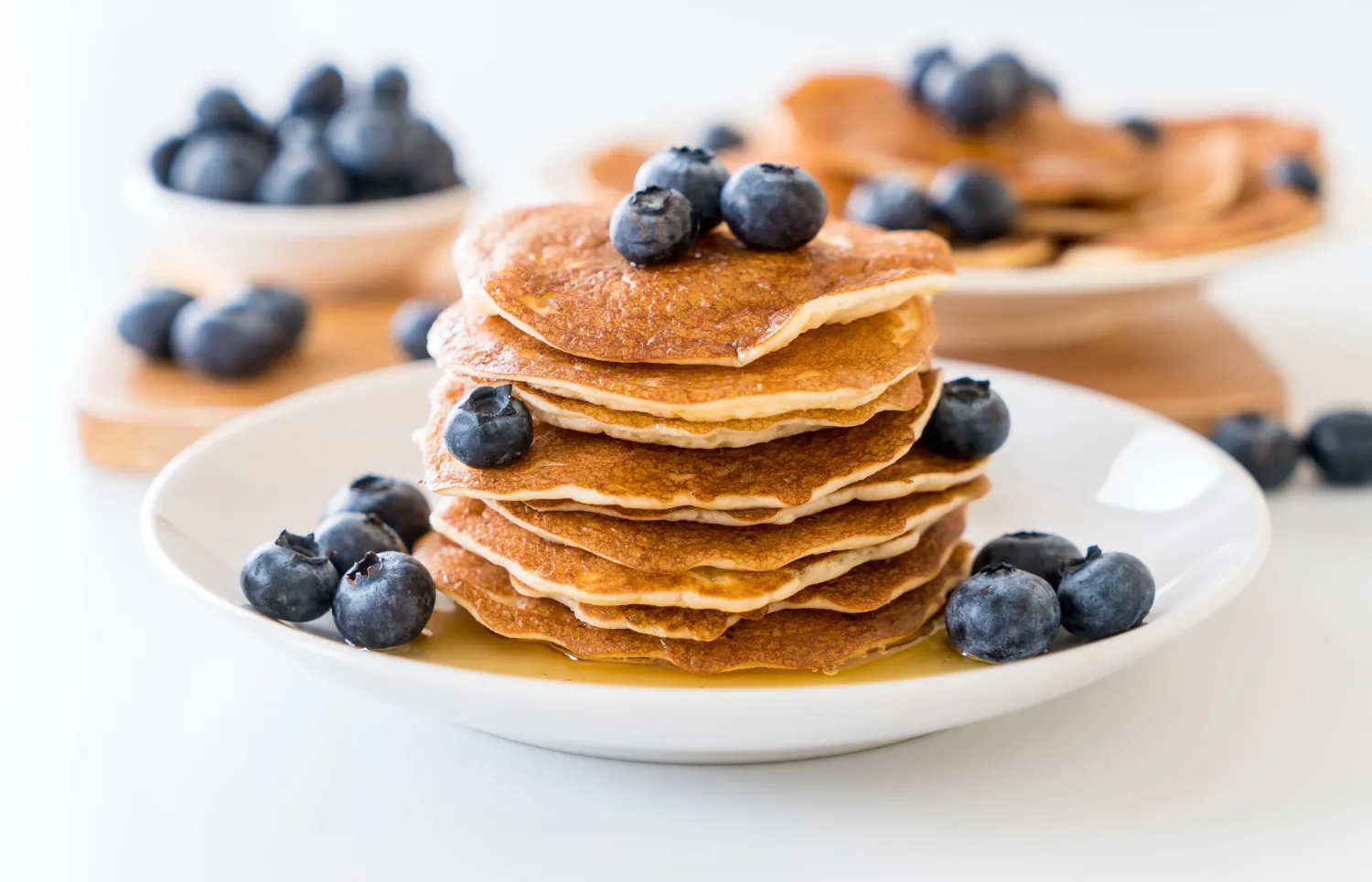 O rețetă delicioasă! Clătite americane cu afine