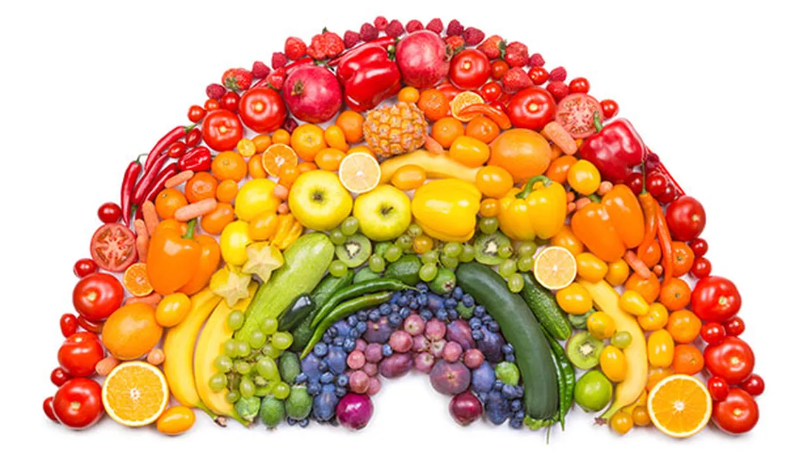 Curcubeul sănătății. Ghidul culorilor pentru fructe și legume