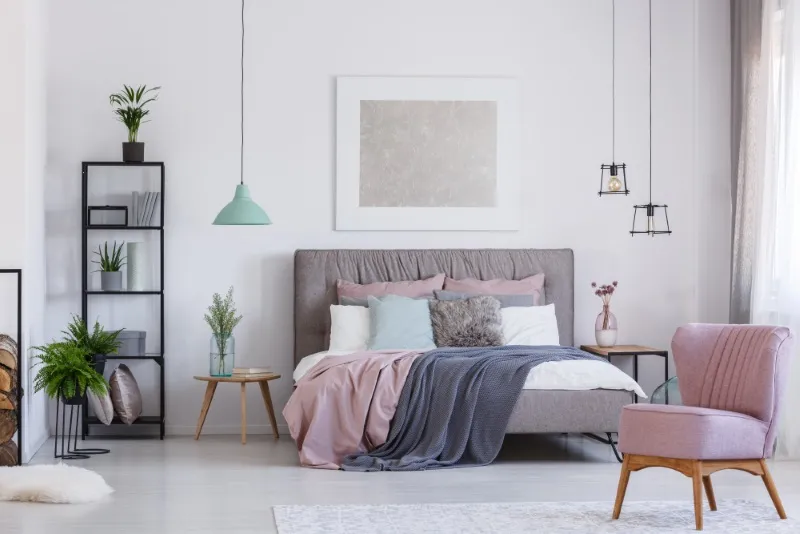7 elemente must have în amenajarea dormitorului în stil nordic