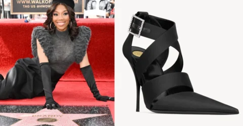 Brandy a purtat o ținută de peste 6.000 de dolari la ceremonia de pe Walk of Fame