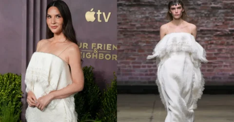 Olivia Munn a ales o rochie Fforme din colecția 2025 pentru premiera noului său serial