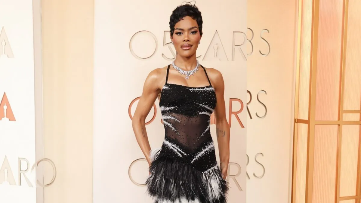Teyana Taylor a uimit la Oscar 2026 într-o rochie Chanel inspirată de showgirls
