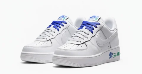 Nike Air Force 1 Blue Bell aduce un design floral la prețul de 115 dolari