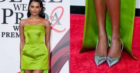 Simone Ashley a uimit într-o ținută Prada la premiera mondială Devil Wears Prada 2