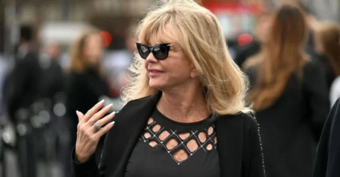 Goldie Hawn, 80 de ani, a susținut premiera fiului său, Wyatt Russell, la Londra.