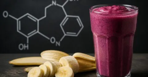 Banana din smoothie taie cu până la 84% absorbția flavonolilor